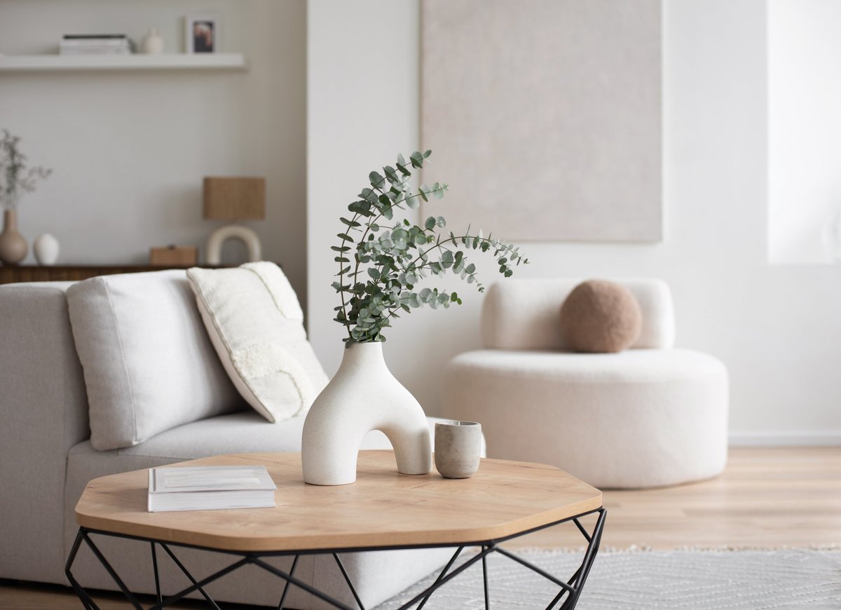 Minimal Scandinavian style interior